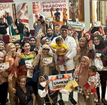 Andi Anhar Rahman Berdayakan Puluhan UMKM Lokal di Acara Deklarasi Taruna Pro Gibran