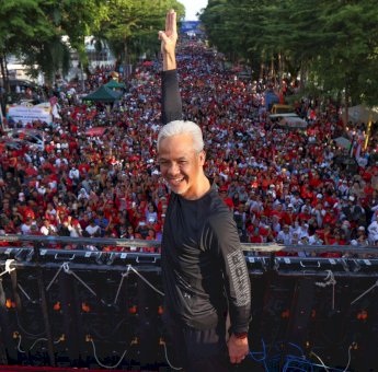 Ganjar Apresiasi Antusiasme Tinggi Peserta Jalan Sehat Perjuangan di Makassar