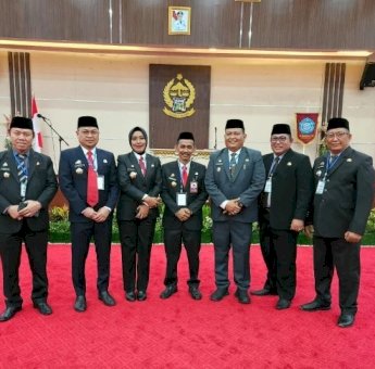Jajaran Bappeda Parepare Ikuti Pelantikan Pj Wali Kota di Kantor Gubernur Sulsel