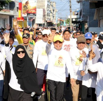 Taufan Pawe Satu Dekade Pimpin Kota Parepare, Masyarakat Tumpah Ruah Lepas Taufan Pawe Sang Visioner