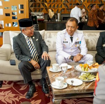 Hadiri Pelantikan PJ Wali Kota Parepare Ali Akbar, Taufan Pawe : Beliau Birokrat Tulen