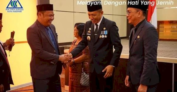 Direktur PAM Tirta Karajae Hadiri Sertijab Pj Wali Kota Parepare