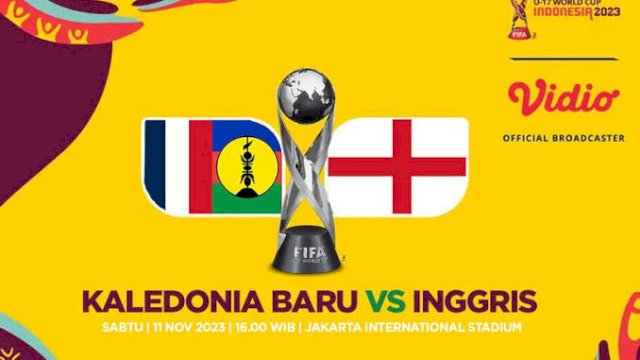 Piala Dunia U-17: Inggris Bantai Kaledonia Baru 10-0