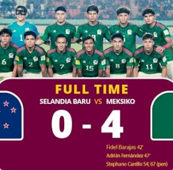 Piala Dunia U-17: Meksiko Tim Terakhir ke 16 Besar, Korsel Tersingkir