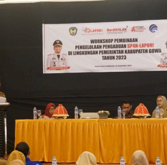 Tingkatkan Kinerja, Diskomifo-SP Kabupaten Gowa Bersama Bagian Organisasi Latih Pengelola SP4N-LAPOR!
