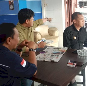 Silaturahmi dan Ngopi Bareng, Pj Wali Kota Parepare Akbar Ali dan Manajemen Harian Pare Pos Pererat Sinergi