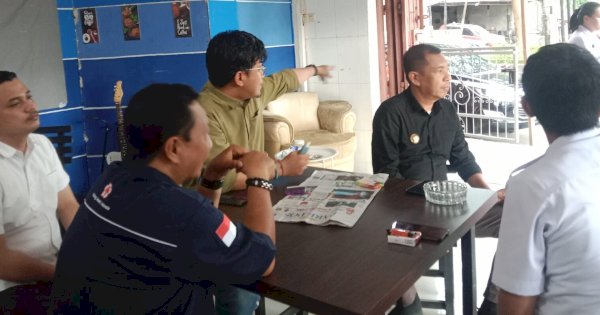 Silaturahmi dan Ngopi Bareng, Pj Wali Kota Parepare Akbar Ali dan Manajemen Harian Pare Pos Pererat Sinergi