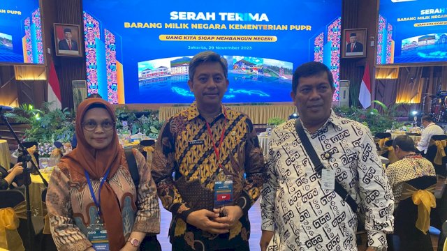 Pemprov Sulsel Terima 3 Aset BMN dari Kementerian PUPR