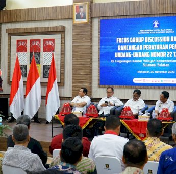 Kanwil Kemenkumham Sulsel Bahas RPP Penyelenggaraan Fungsi Pemasyarakatan