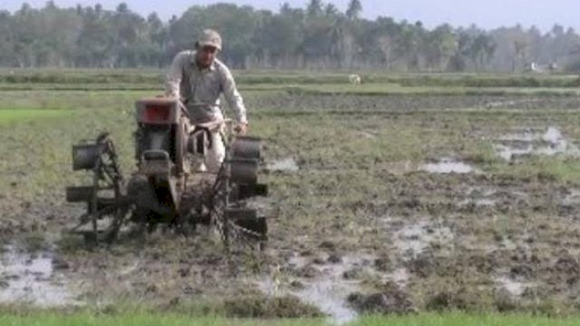 Warga di Desa Margahayu saat melakukan kegiatan bertani. (Istimewa)