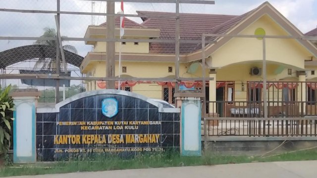 Kantor Desa Margahayu, Kecamatan Loa Kulu, Kukar. (Foto: Budi Kurniawan / Republiknews.co.id)