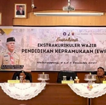 Orientasi Ekstrakurikuler Kepramukaan, Ketua DPRD Soppeng: Semoga Memberi Kontribusi Nyata ke Masyarakat