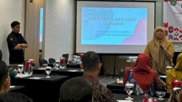 Bimtek pengelolaan Arsip Dinamis yang diselenggarakan Diarpus Kukar. (Foto: Budi Kurniawan)