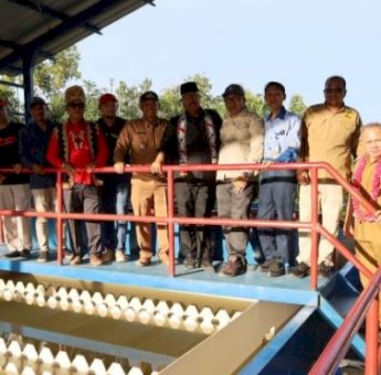 Bupati Edi Damansyah Resmikan Sistem Penyediaan Air Minum di Tabang dan Kembang Janggut
