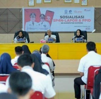 Kominfo Soppeng Gelar Sosialisasi SPAN, Kadis: Jika Ingin Lakukan Pengaduan, Tak Perlu ke Kantor
