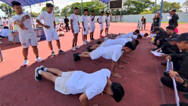 Pelaksanaan Ujian SKB Kesamaptaan CPNS Kemenkumham Kaltim 2023: Sukses Berkat Kerjasama Semua Pihak di Gelora Kadrie Oening. (Istimewa)