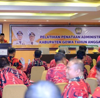 Ratusan Kades di Gowa Dilatih Kelola Penataan Administrasi
