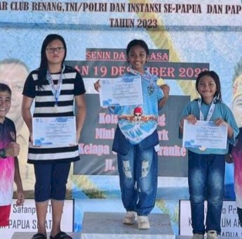 Gubernur Papua Selatan Cup, 118 Perenang Adu Cepat di Mini Water Park Swimming Pool Merauke