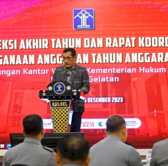 13 Satuan Kerja Kanwil Kemenkumham Sulsel Berpredikat WBK-WBBM
