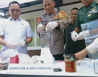 Akhir Tahun, Kejari Sinjai Musnahkan 12,43 Gram Sabu-Ratusan Obat Daftar G