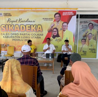 KPU Apresiasi Rakor Sikadeka Partai Golkar Luwu Utara
