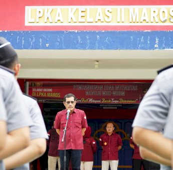 33 Pegawai Kanwil Kemenkumham Sulsel Ditugaskan di Lapas Maros