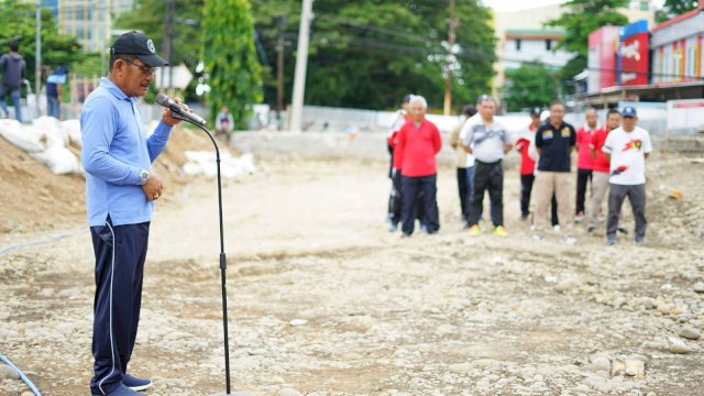 Kakanwil Kemenkumham Sulsel Liberti Sitinjak dalam arahannya, kemarin. (Dok. Humas Kanwil Kemenkumham Sulsel)