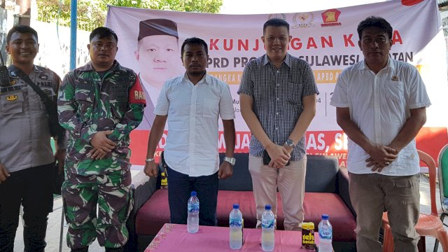 Anggota DPRD Sulsel, Edward Wijaya Horas saat melakukan kunker pengawasan APBD Sulsel di Kelurahan Jongaya, Kecamatan Tamalate, Kota Makassar, Rabu (22/11/2023). (Foto: Istimewa)