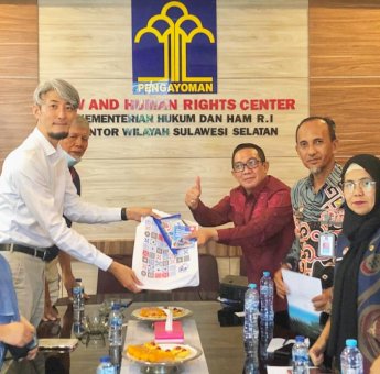 Kanwil Kemenkumham Sulsel Terima Kunjungan JICA, Komitmen Berikan Kemudahan