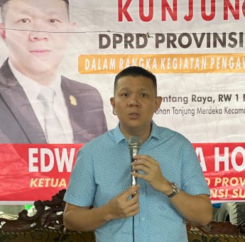 Pastikan Berjalan Baik, Edward Horas Awasi Pelaksanaan APBD di Kelurahan Tanjung Merdeka