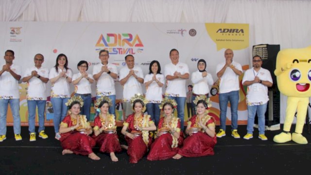 Adira Festival 2023 ditutup di Kota Makassar dengan melibatkan 120 ribu pengunjung dan 600 mitra UMKM. (Foto: Istimewa)