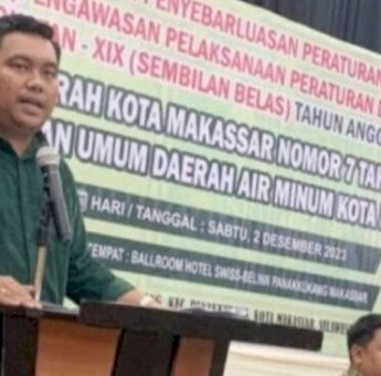 Anggota DPRD Makassar Imam Musakkar Gelar Sosialisasi Perda Tentang PDAM