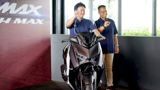 Yamaha resmi meluncurkan varian XMAX Tech MAX di The Upper Clift Sentul, Kabupaten Bogor, akhir pekan lalu. (Foto: Istimewa)