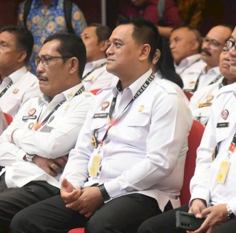 Hadiri Refleksi Akhir Tahun, Liberti Ajak Jajaran Kemenkumham Sulsel Pertahankan Berprestasi