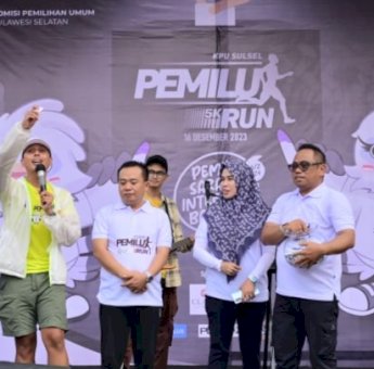 Gelar Pemilu Run 2024, Cara KPU Sulsel Sosialisasikan Pemilu di Segmen Komunitas
