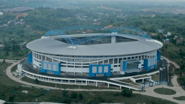 Kondisi Stadion Batakan yang terletak di Balikpapan, Kalimantan Timur. (Foto: Istimewa)