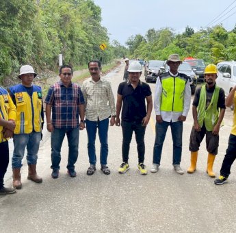 Program Aspirasi Muhammad Fauzi Sentuh Jalan Poros Trans Sulawesi di Luwu Timur