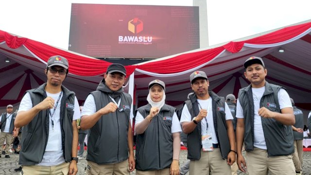 Jajaran Bawaslu Kabupaten Gowa melakukan pengawasan pelanggaran pada tahapan kampanye di Pemilu 2024. (Dok. Humas Bawaslu Gowa)