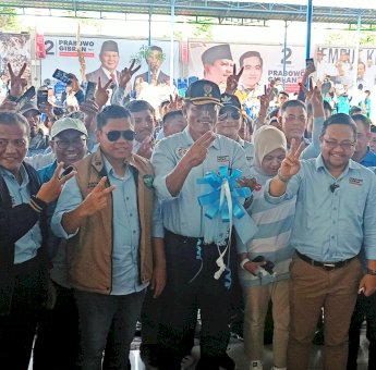 Jadi Pusat Aktifitas Relawan Setiap Hari, Posko TKD Prabowo-Gibran Sulsel Diresmikan