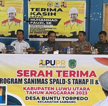 Berkat Aspirasi Muhammad Fauzi, Masyarakat Desa Buntu Torpedo di Luwu Utara Nikmati Program SANIMAS dan PISEW