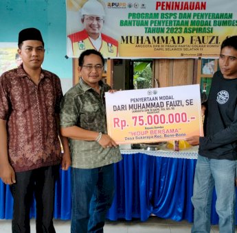 Maksimalkan Aspirasi, Muhammad Fauzi Sudah Bawa Program Senilai Rp1,5 M ke Desa Sukaraya di Lutra