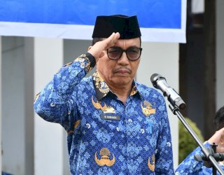 Pimpin upacara HUT ke-52 KORPRI, Sekda Lutra: Mari Jaga Netralitas