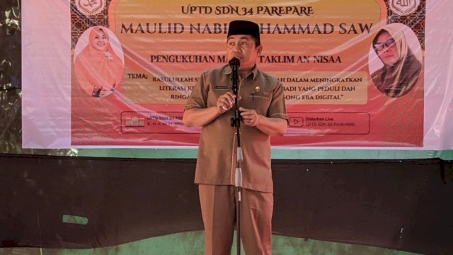 Ket : Ketua DPRD Parepare, Kaharuddin Kadir saat memberikan sambutan (Istimewa)