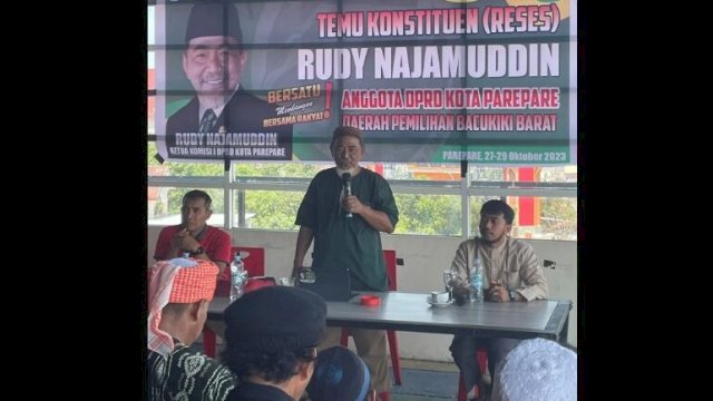 Ketua Komisi I DPRD Kota Parepare Rudy Najamuddin Jaring Aspirasi Warga