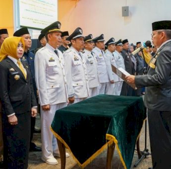 Hari Terakhir Menjabat, Wali Kota Parepare Taufan Pawe Lantik 110 Pejabat