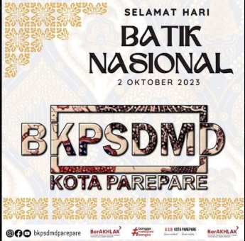 BKPSDMD Parepare Ucapkan Selamat Hari Batik Nasional