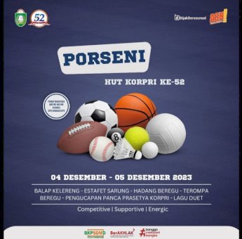 Pemkot Parepare Gelar Perseni Semarakkan HUT KORPRI ke-52