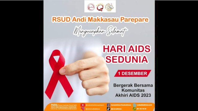 RSUD Andi Makkasau Parepare Memperingati Hari AIDS Sedunia 2023