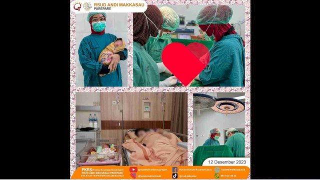 Enam Bayi Lahir di RSUD Andi Makkasau Parepare Tepat Ditanggal Cantik 12-12