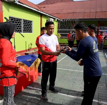 Rutan Kelas IIB Watansoppeng Gelar Pekan Olahraga Bersama WBP dan Petugas